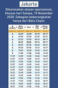 Jadwal Ka Bandara Manggarai Batu Ceper